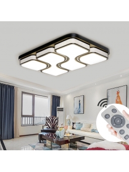 Lampa Led Czarna + Pilot  78W