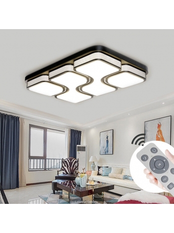 Lampa Led Czarna + Pilot  78W